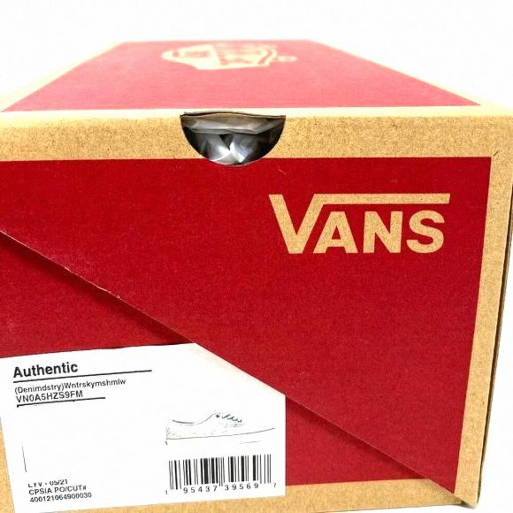 💖MEGA SALE💖VANS Women VN0A5HZS9FM AUTHENTIC Denim Winter Sky Canvas Blue - Picture 12 of 12